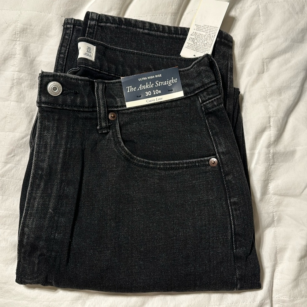 Abercrombie & Fitch ultra high rise ankle straight